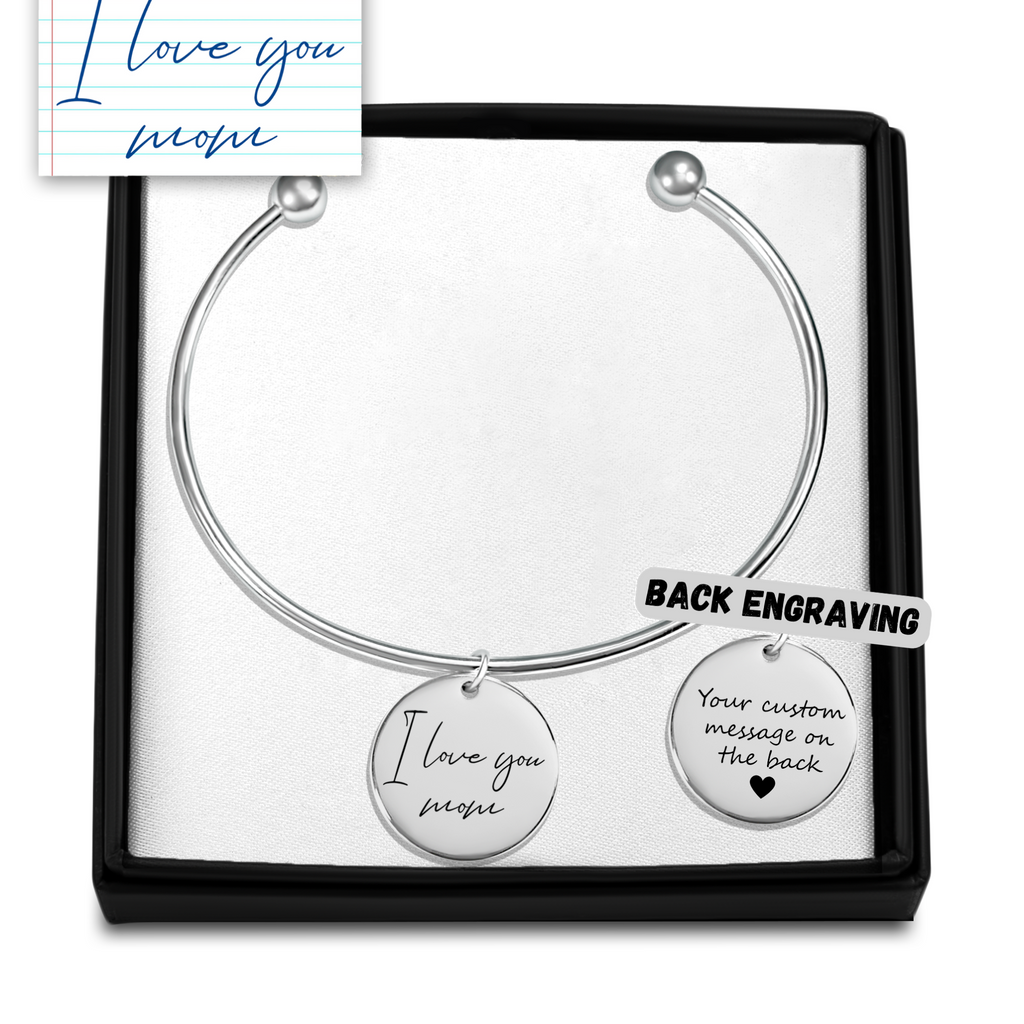 Handwritten Coin Bangle