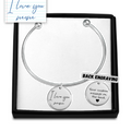 Handwritten Coin Bangle