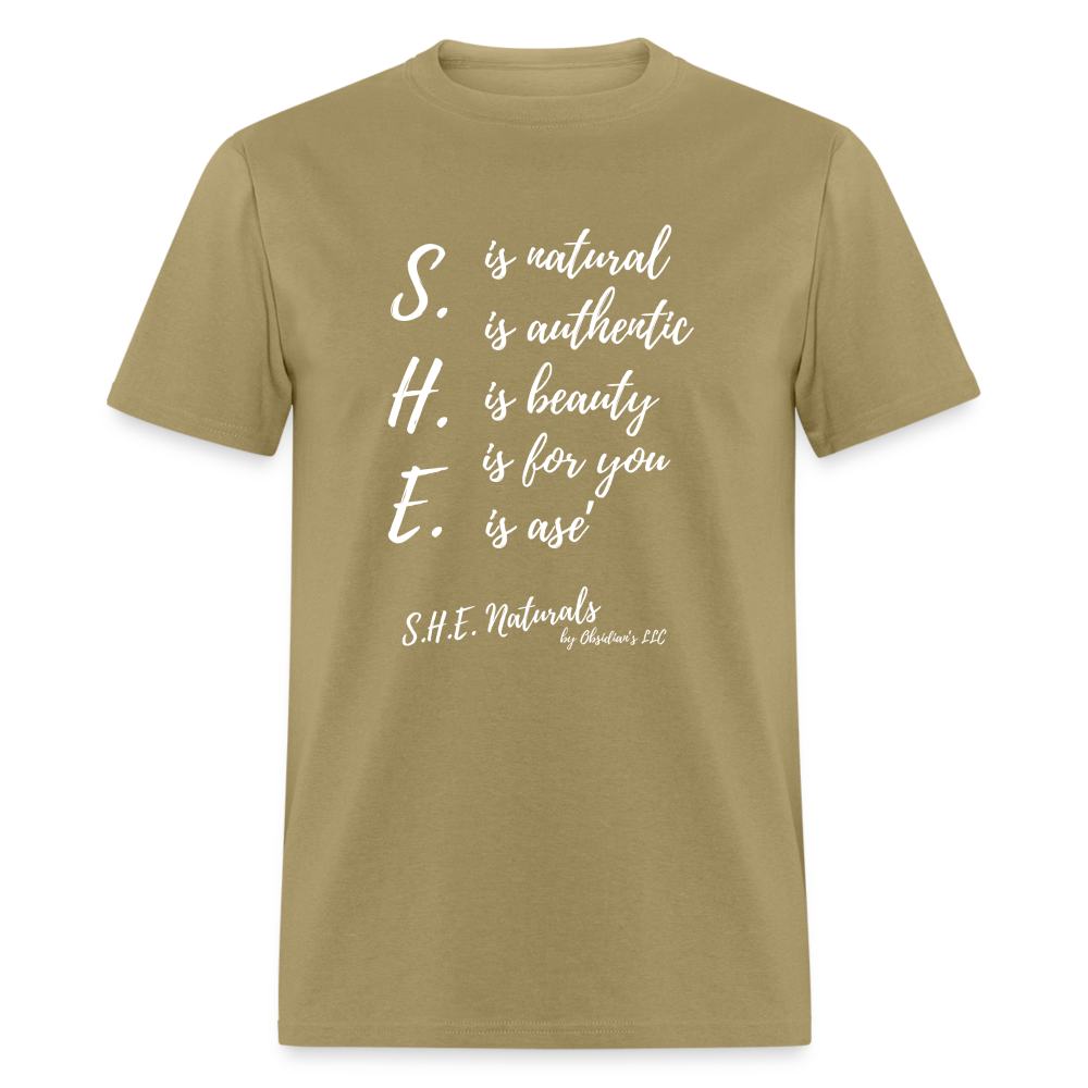 S.H.E. is T-Shirt - khaki