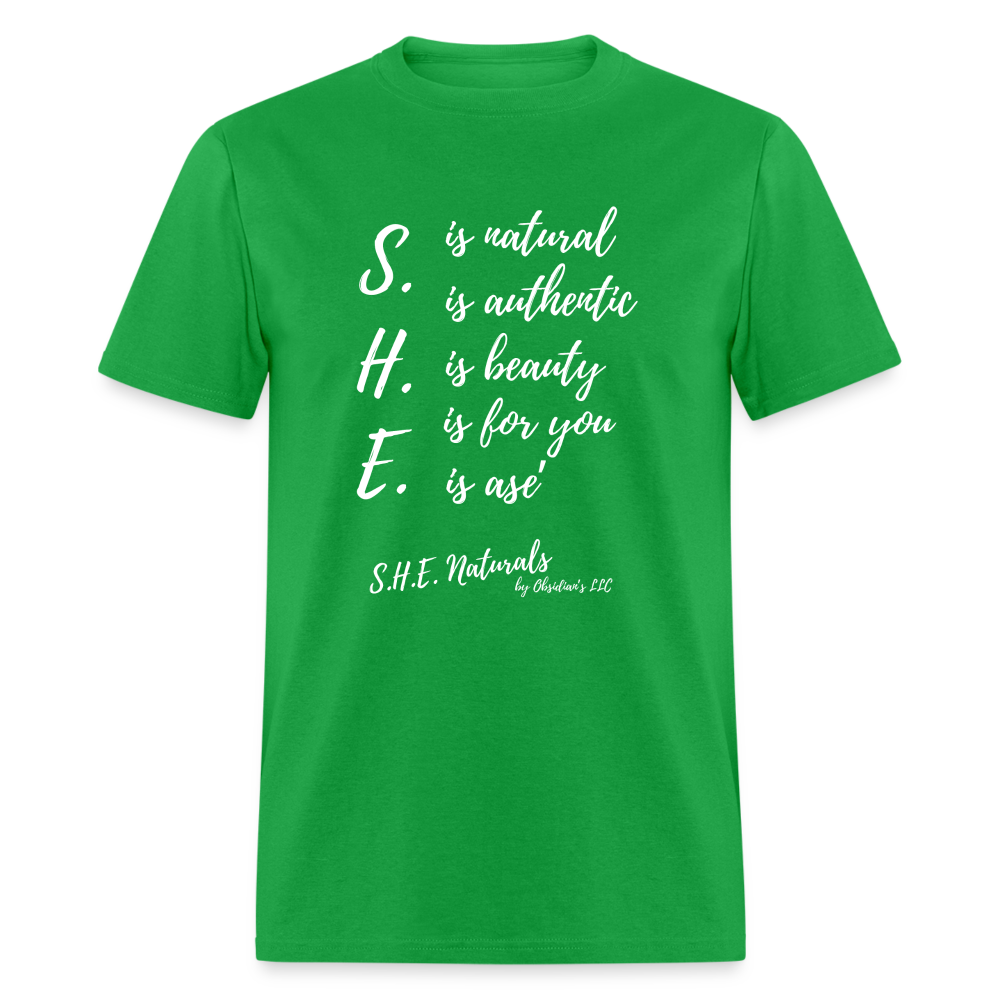 S.H.E. is T-Shirt - bright green