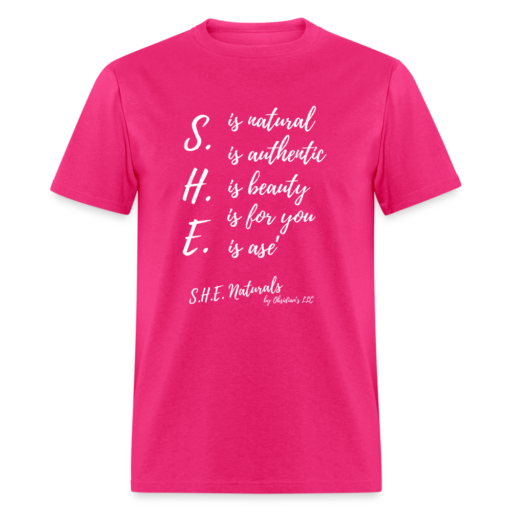 S.H.E. is T-Shirt - fuchsia
