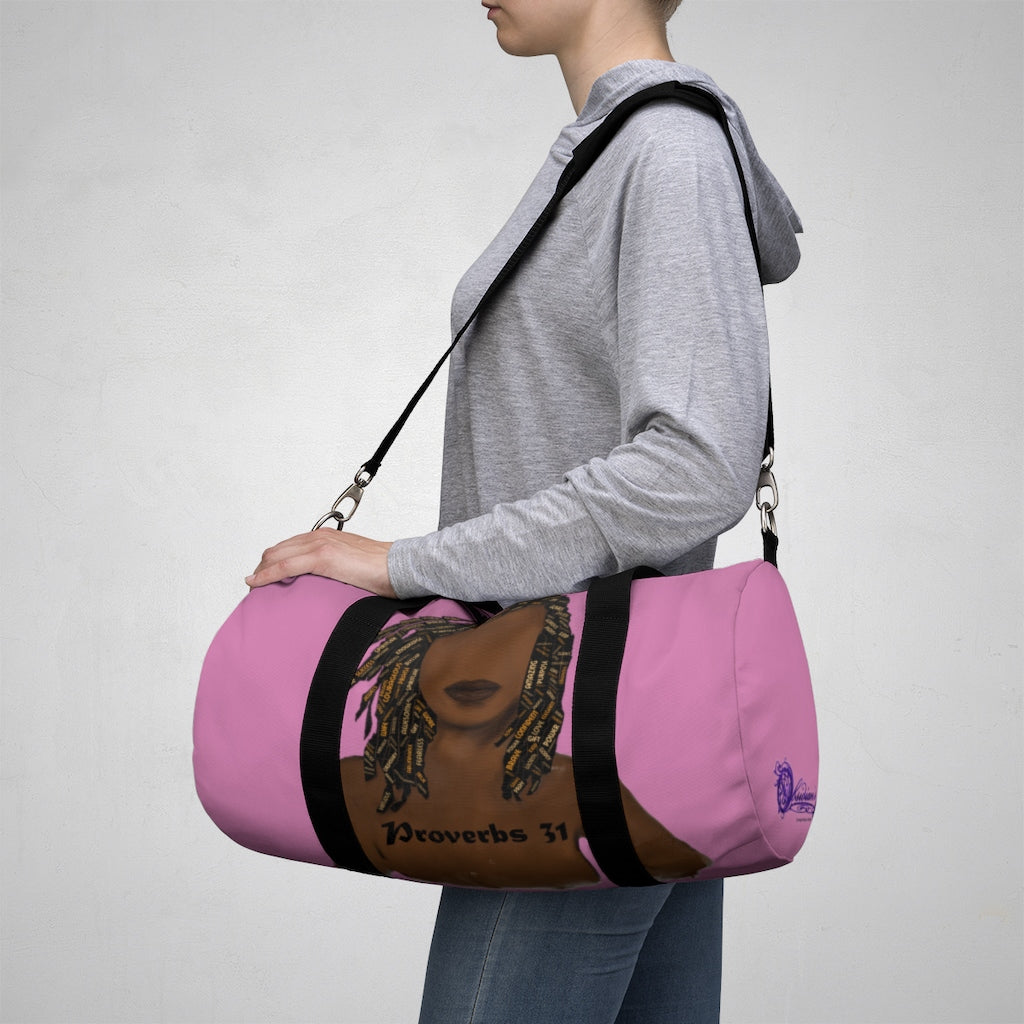 Proverbs 31 Locs Duffel Bag - Obsidian's LLC