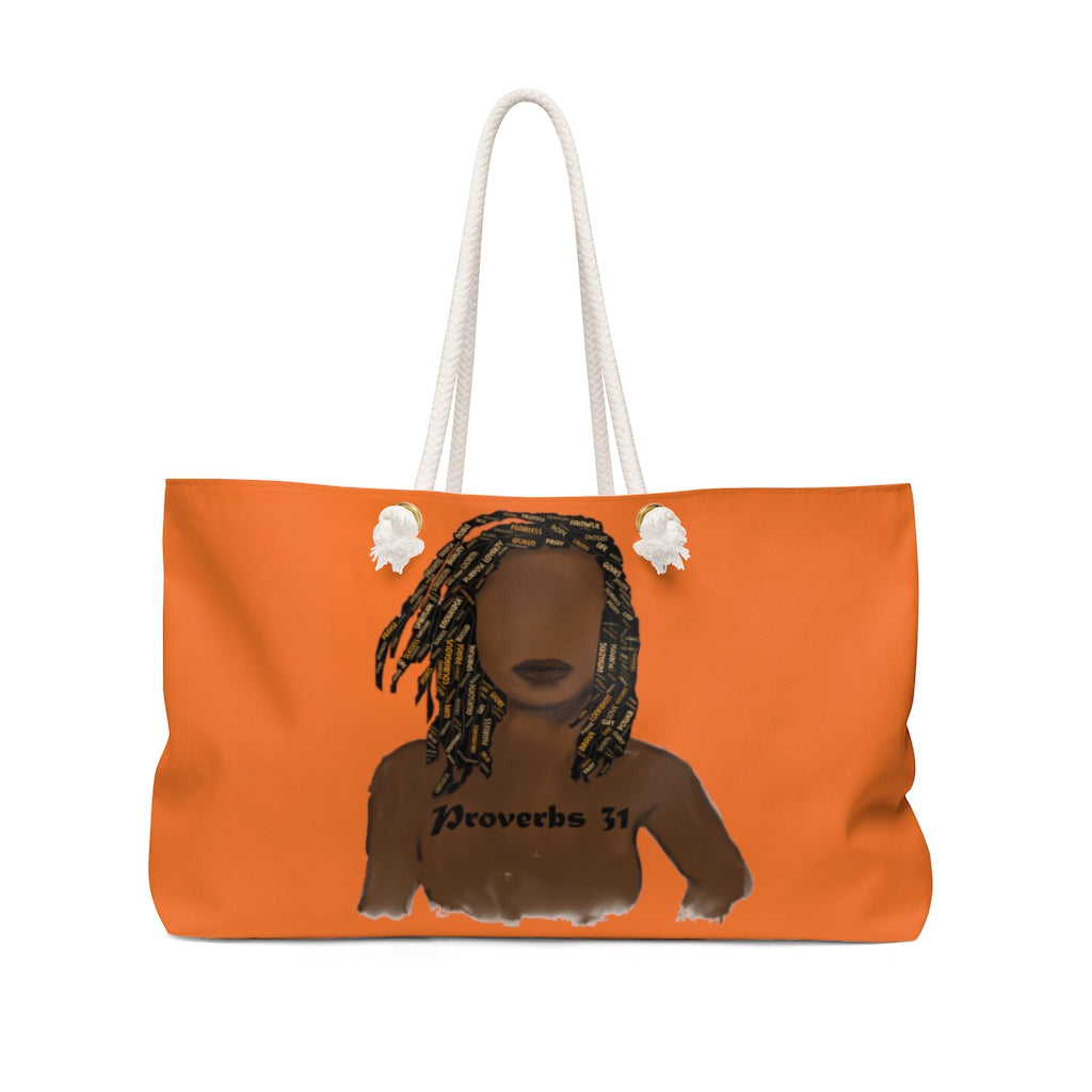 Proverbs 31 Locs Weekender Bag - Obsidian's LLC