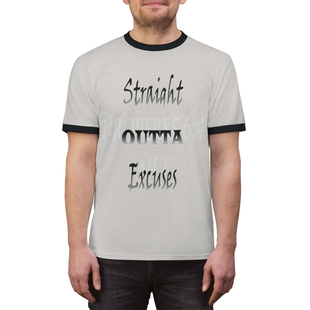 Straight Outta Excuses Ringer Tee