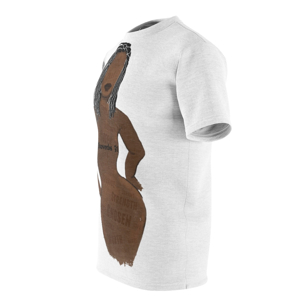 Proverbs 31 Loc Lady T-Shirt (AOP) - Obsidian's LLC