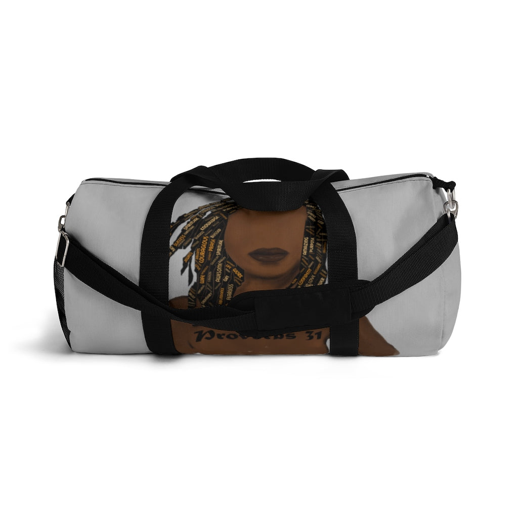 Proverbs 31 Locs Duffel Bag - Obsidian's LLC