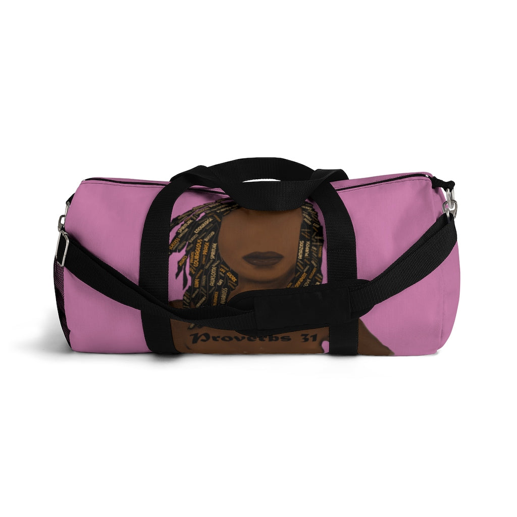 Proverbs 31 Locs Duffel Bag - Obsidian's LLC