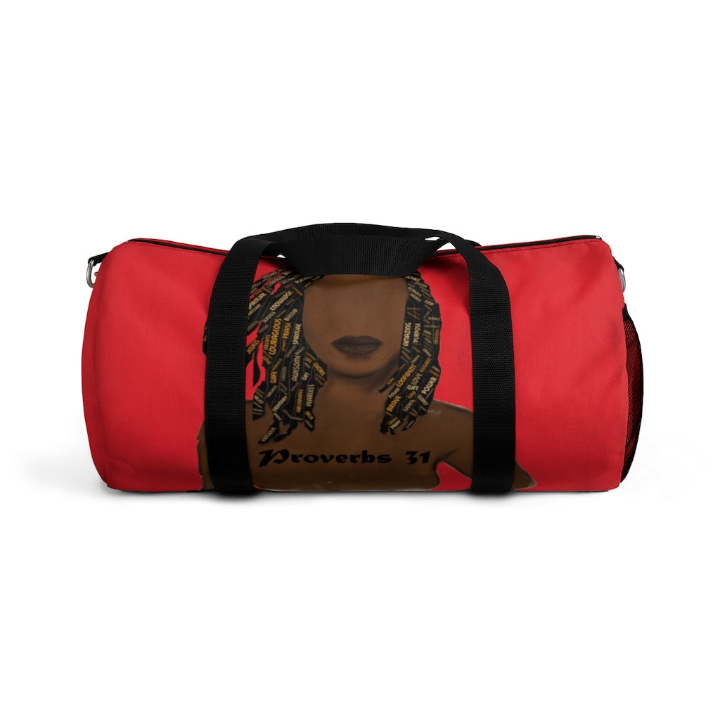 Proverbs 31 Locs Duffel Bag - Obsidian's LLC