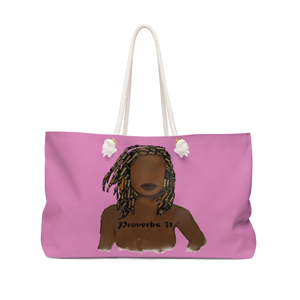 Proverbs 31 Locs Weekender Bag - Obsidian's LLC