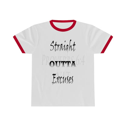 Straight Outta Excuses Ringer Tee