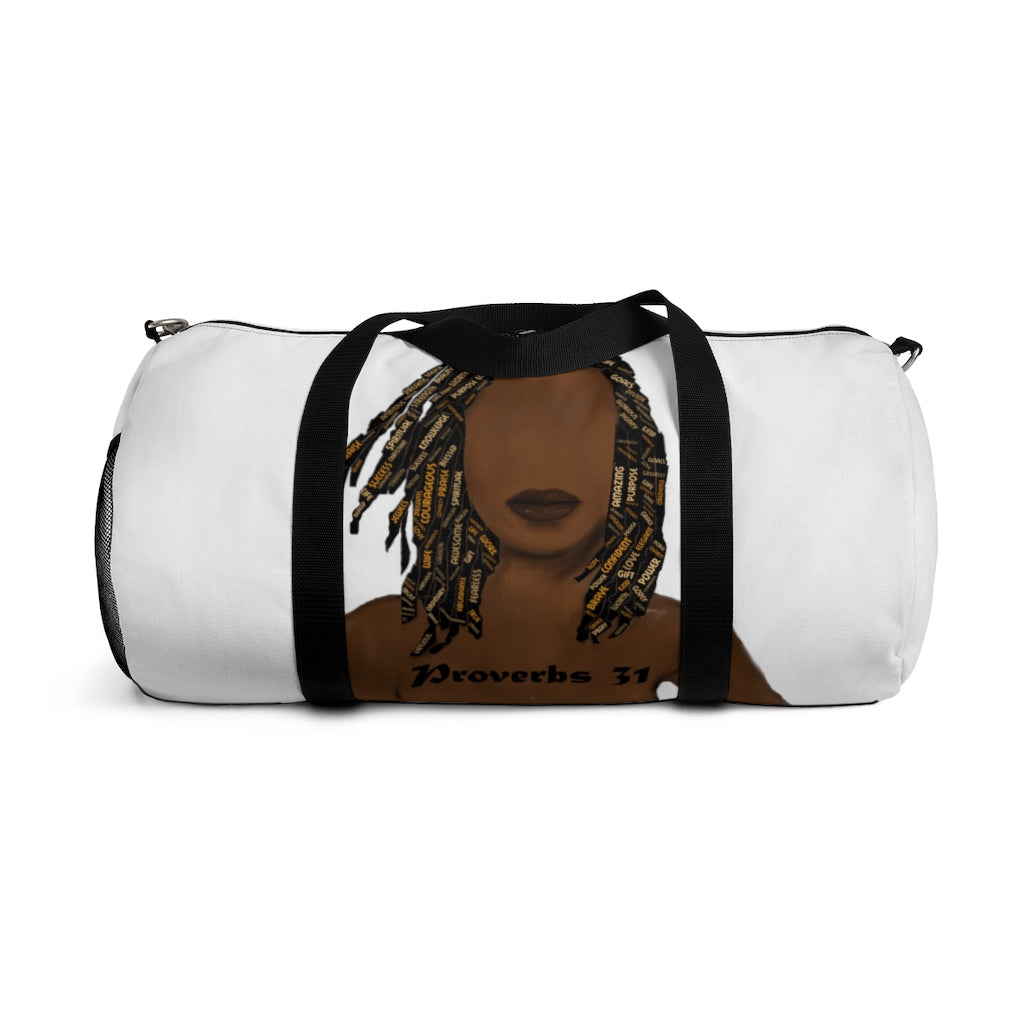 Proverbs 31 Locs Duffel Bag - Obsidian's LLC