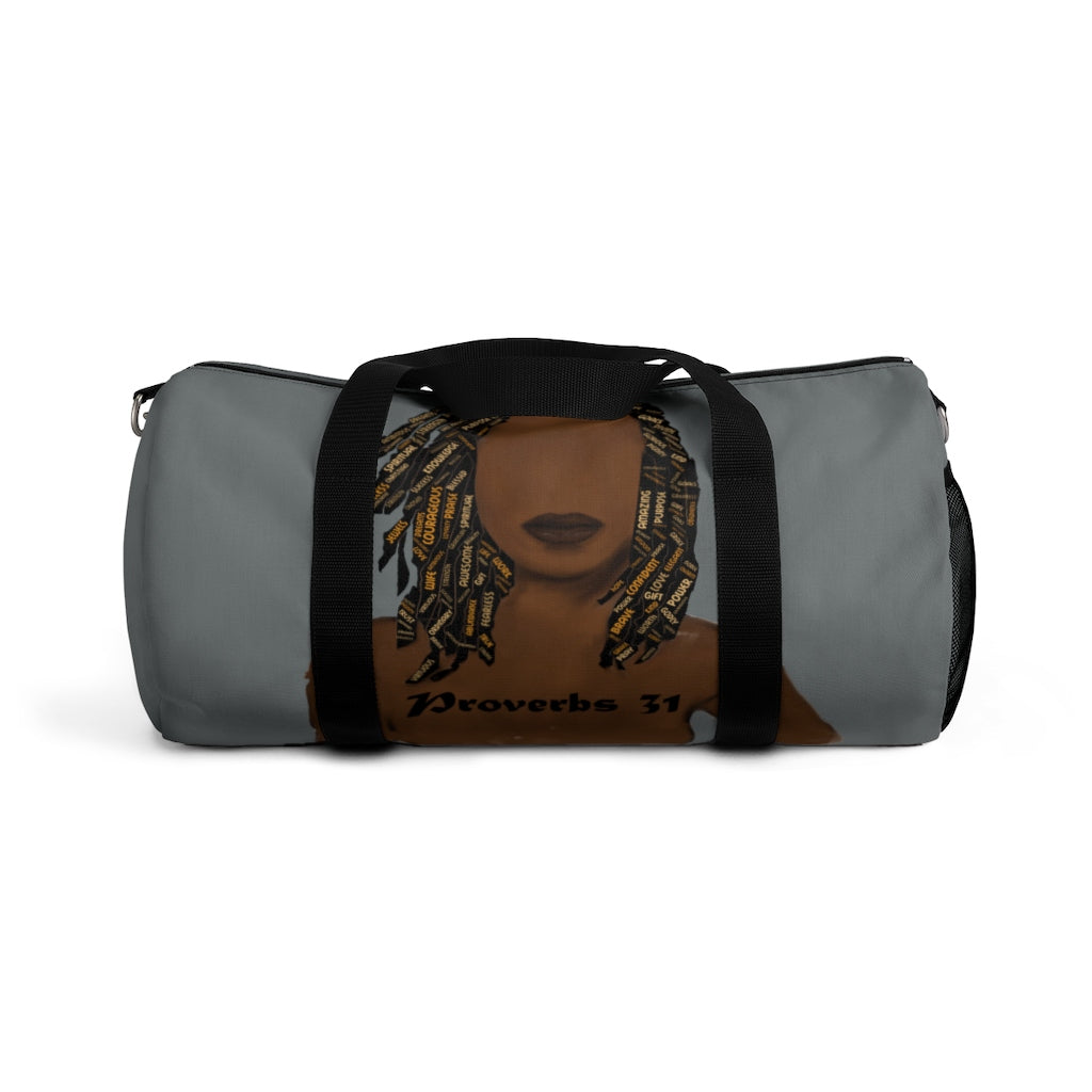 Proverbs 31 Locs Duffel Bag - Obsidian's LLC