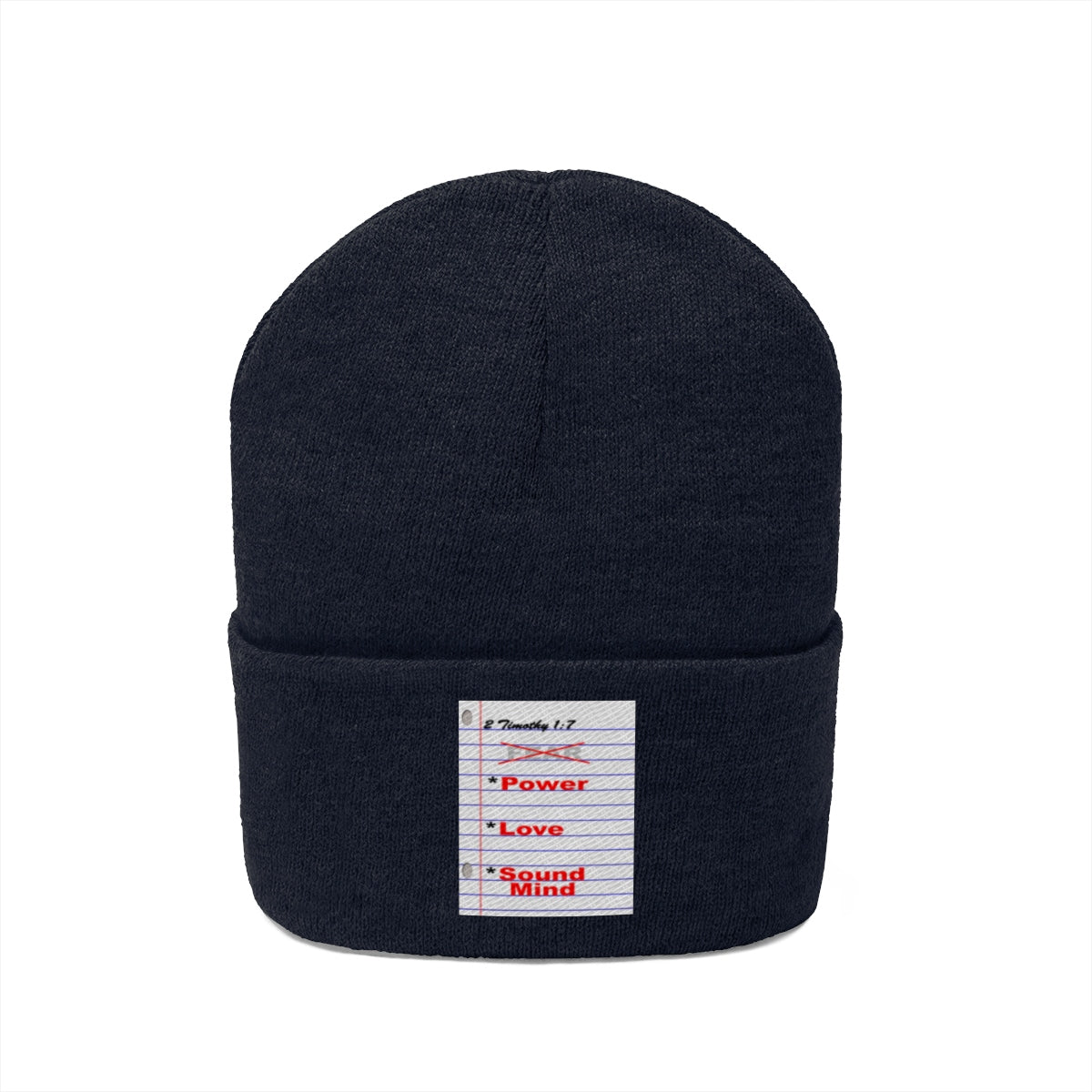 NO FEAR Knit Beanie - Obsidian's LLC