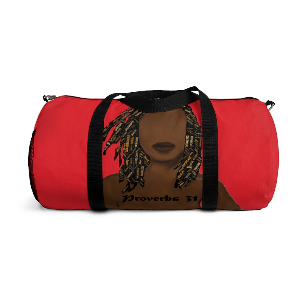 Proverbs 31 Locs Duffel Bag - Obsidian's LLC
