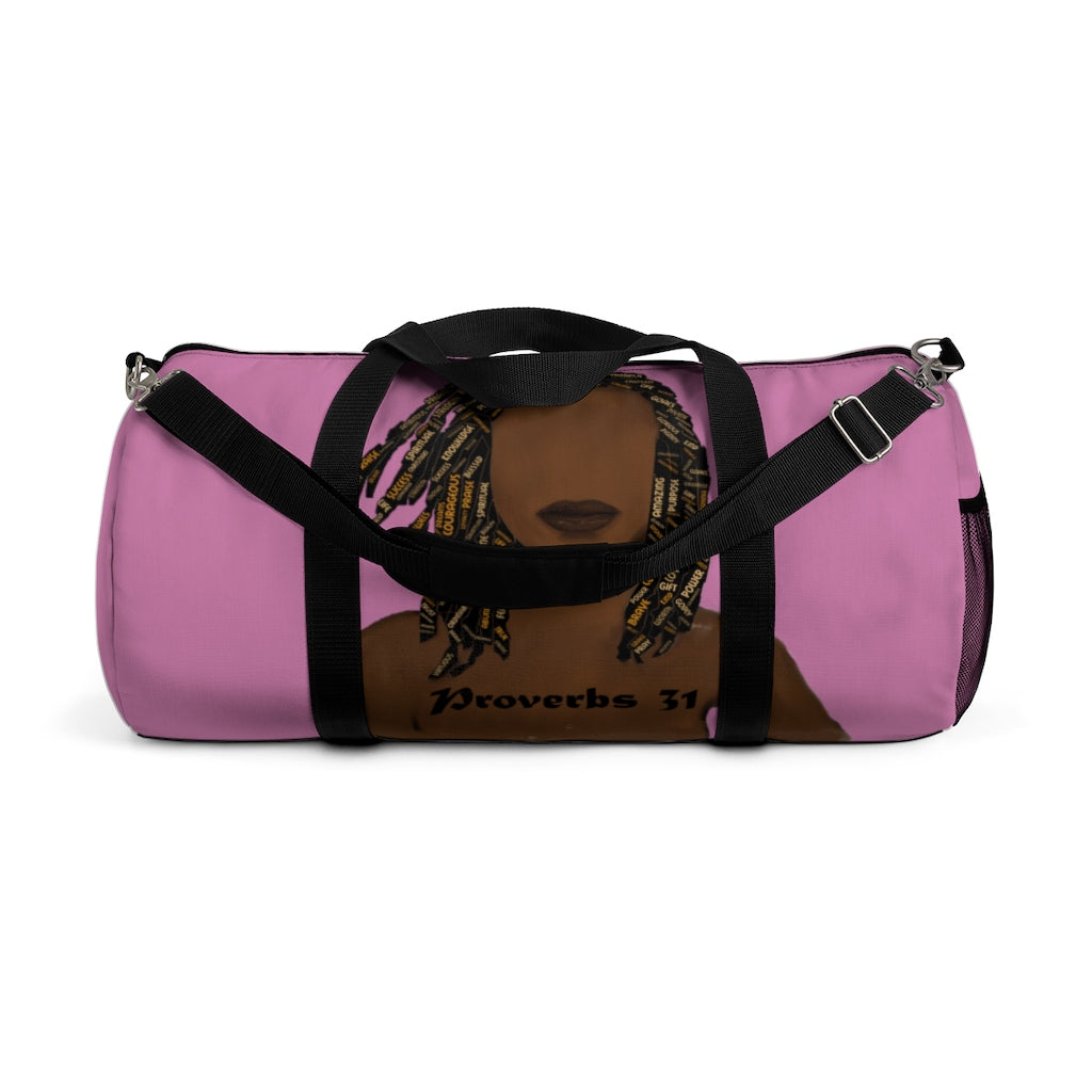 Proverbs 31 Locs Duffel Bag - Obsidian's LLC