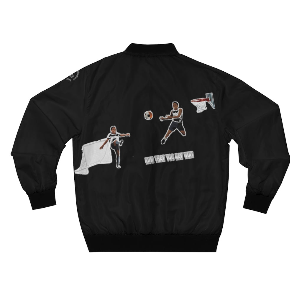 Amari's Bomber Jacket (AOP) - Obsidian's LLC