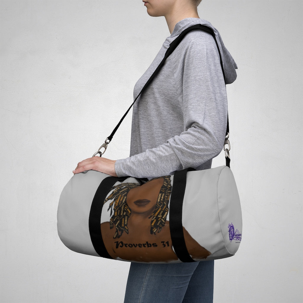 Proverbs 31 Locs Duffel Bag - Obsidian's LLC