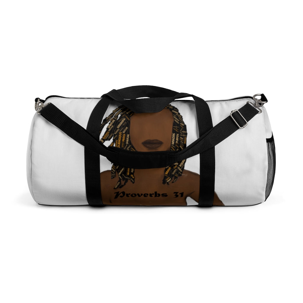 Proverbs 31 Locs Duffel Bag - Obsidian's LLC