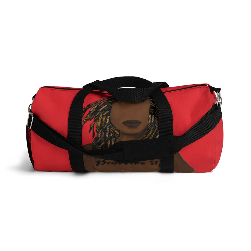Proverbs 31 Locs Duffel Bag - Obsidian's LLC