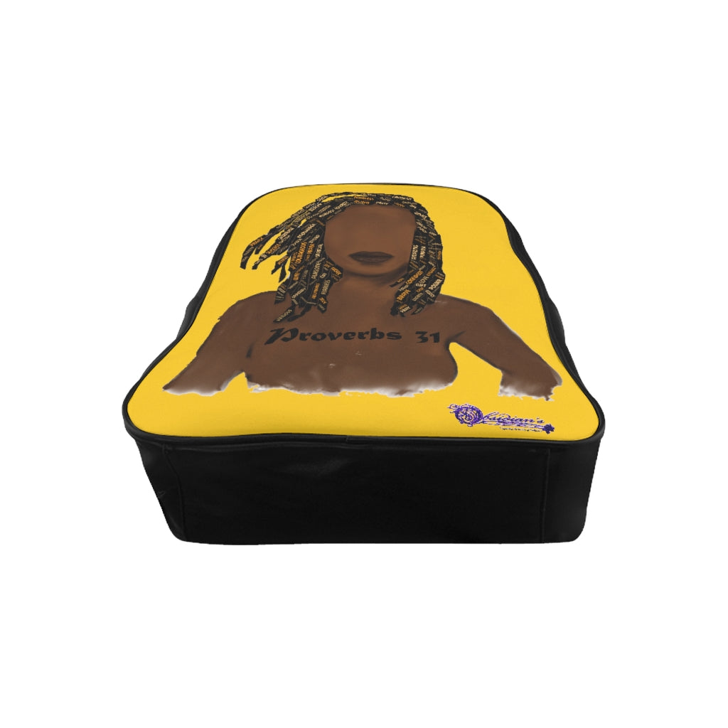 Proverbs 31 Locs School Backpack - Obsidian's LLC