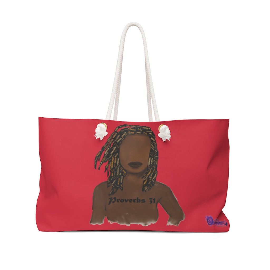 Proverbs 31 Locs Weekender Bag - Obsidian's LLC