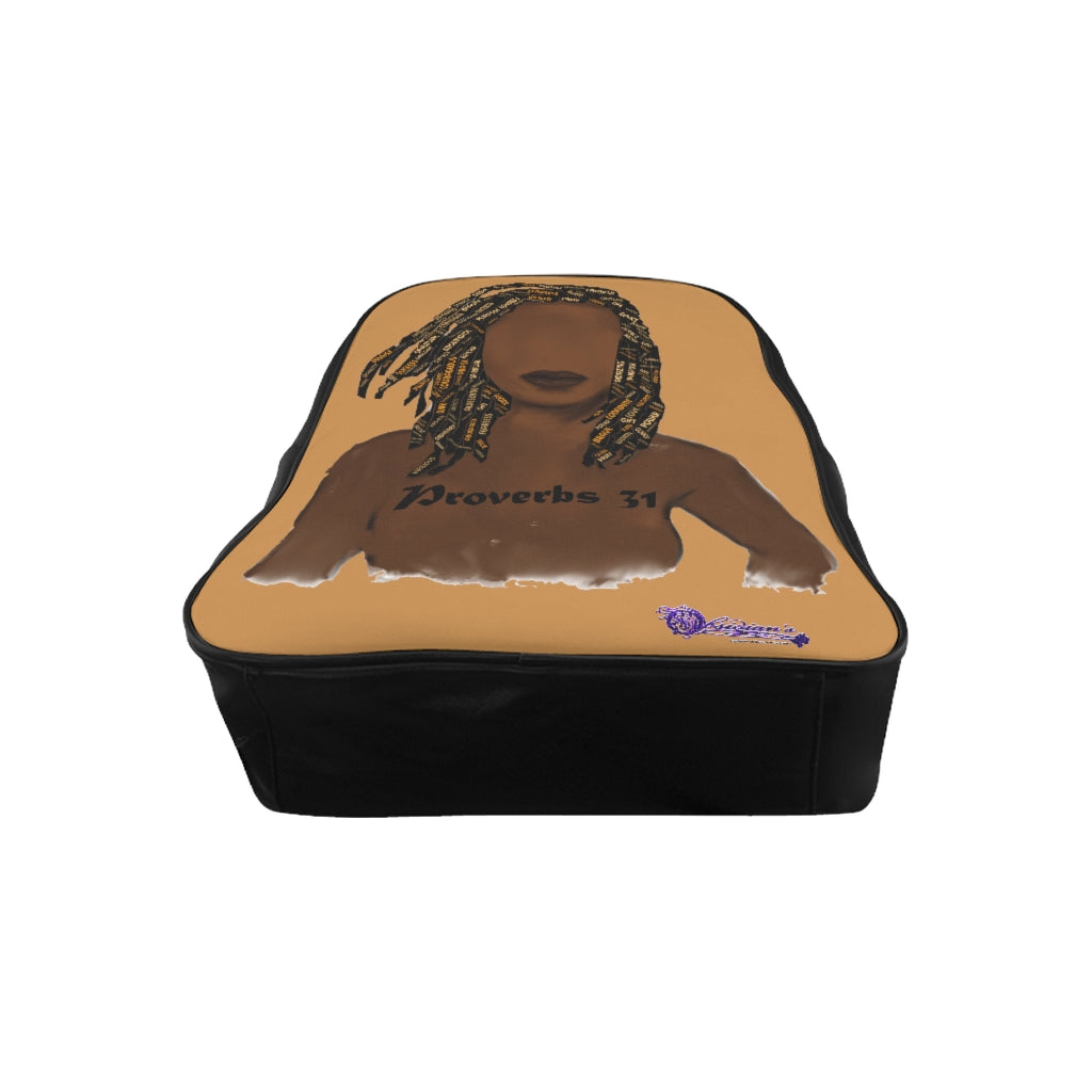 Proverbs 31 Locs School Backpack - Obsidian's LLC