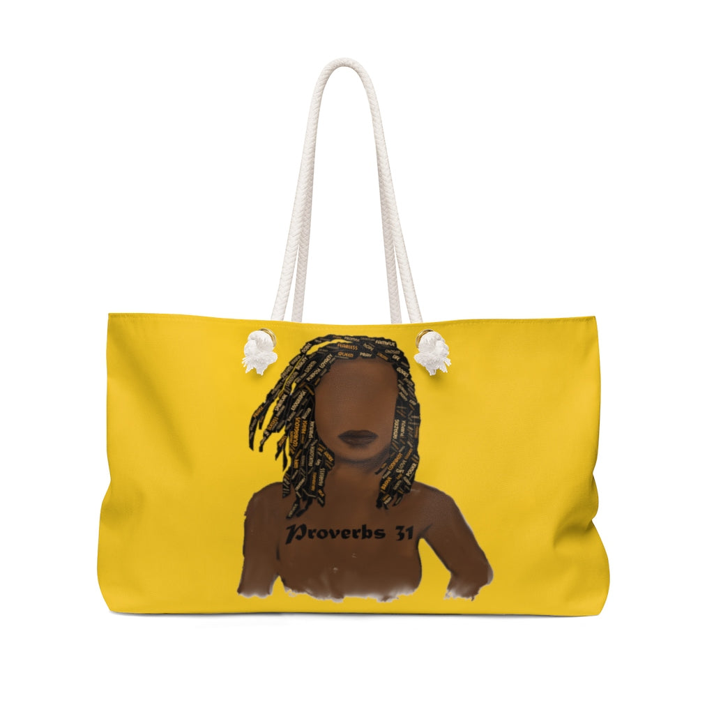Proverbs 31 Locs Weekender Bag - Obsidian's LLC