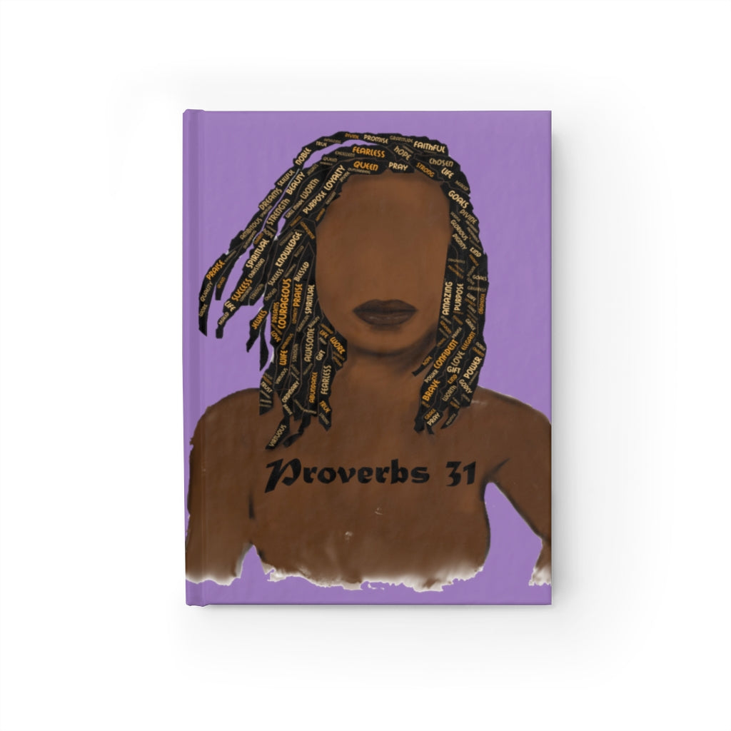 Proverbs 31 Locs Journal - Ruled Line - Obsidian's LLC