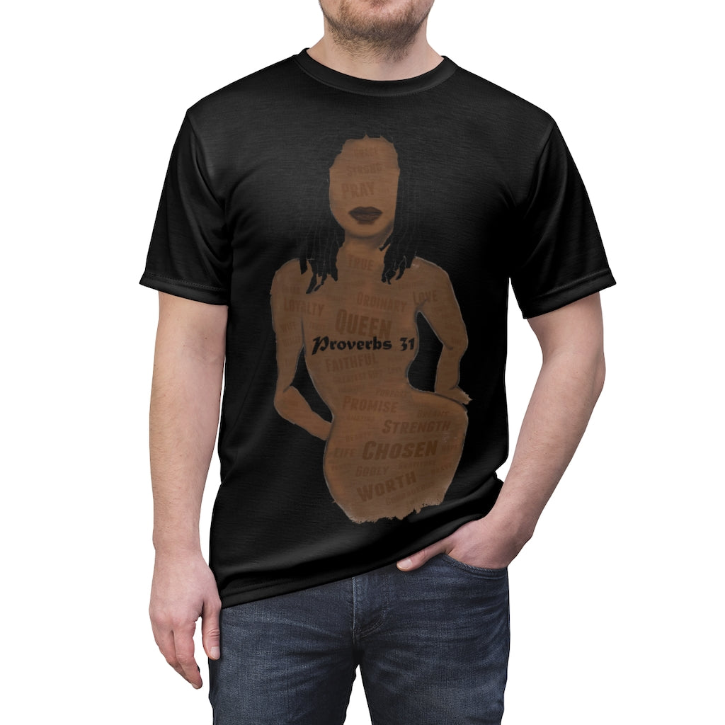 Proverbs 31 Loc Lady  T-Shirt (AOP) - Obsidian's LLC