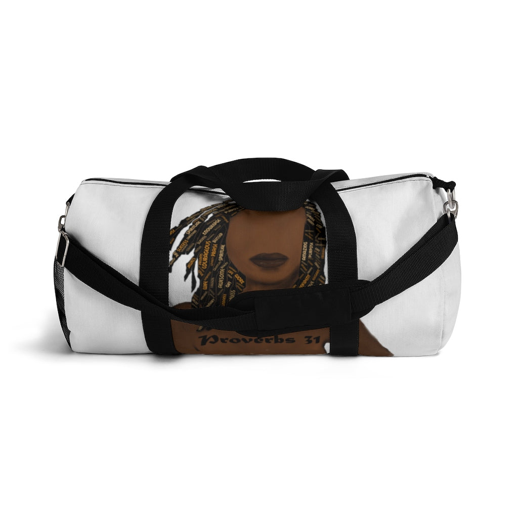 Proverbs 31 Locs Duffel Bag - Obsidian's LLC