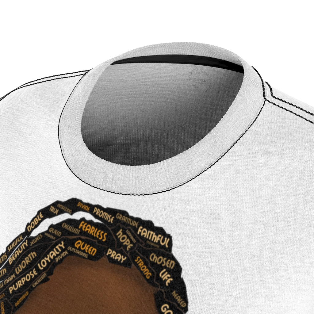 Proverbs 31 Locs Women's Tee (AOP) - Obsidian's LLC