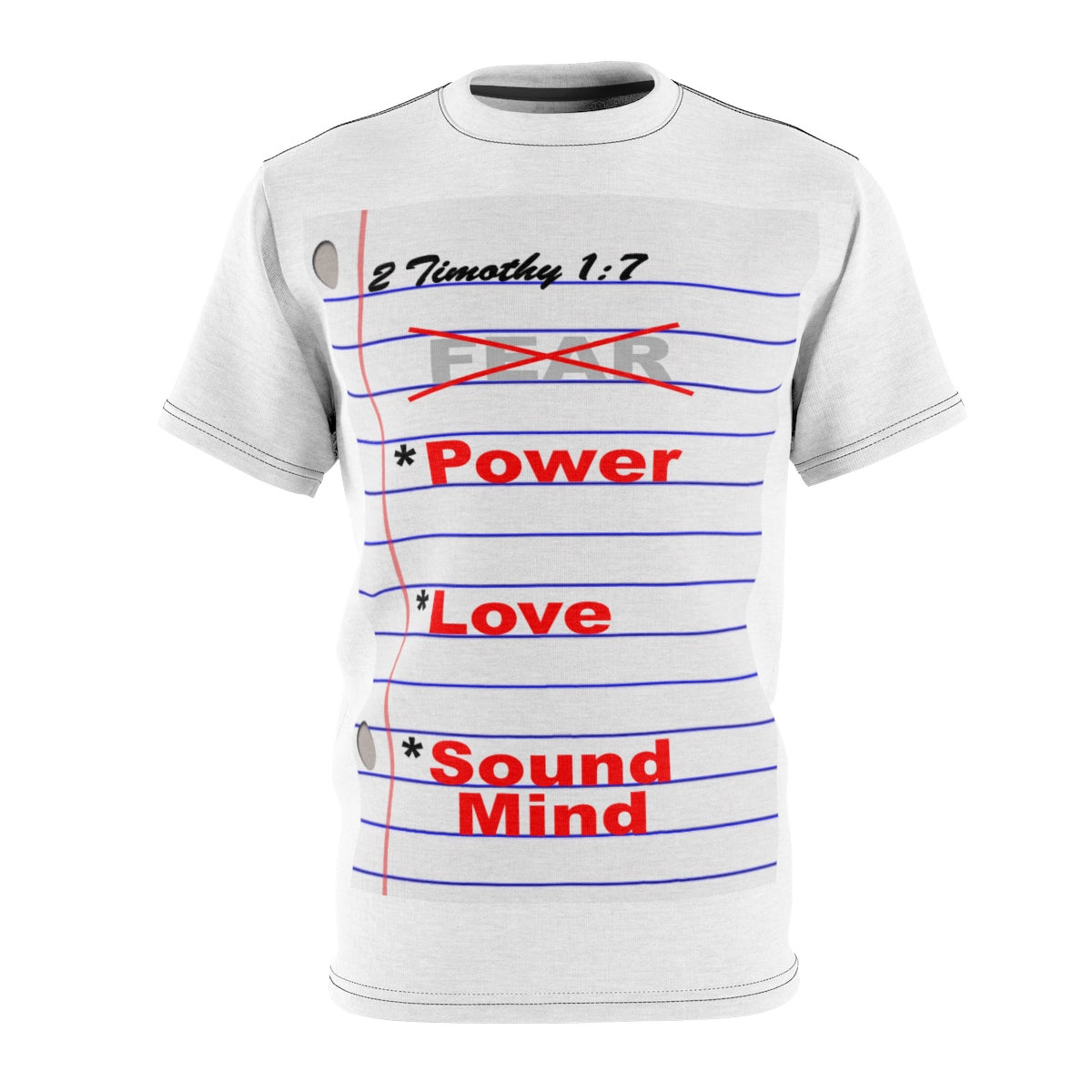 NO FEAR Tee (AOP) - Obsidian's LLC