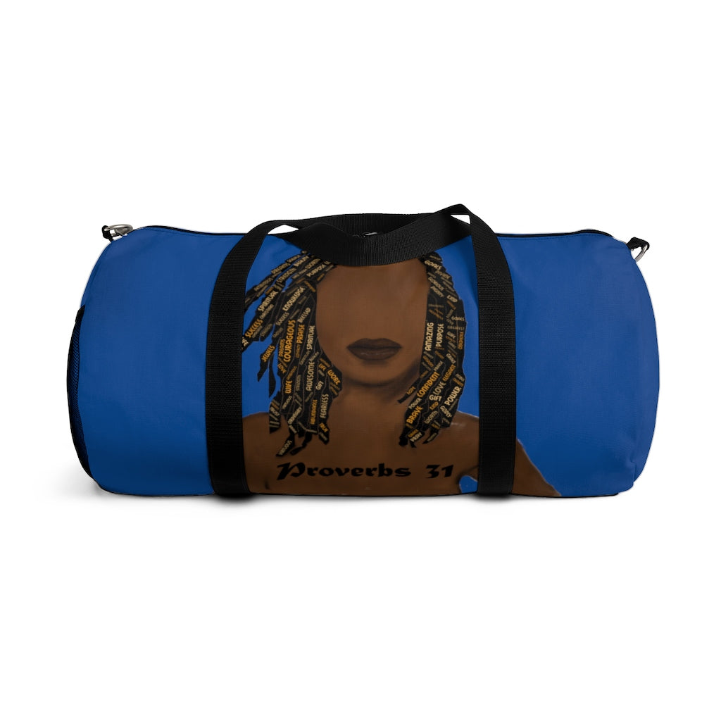 Proverbs 31 Locs Duffel Bag - Obsidian's LLC