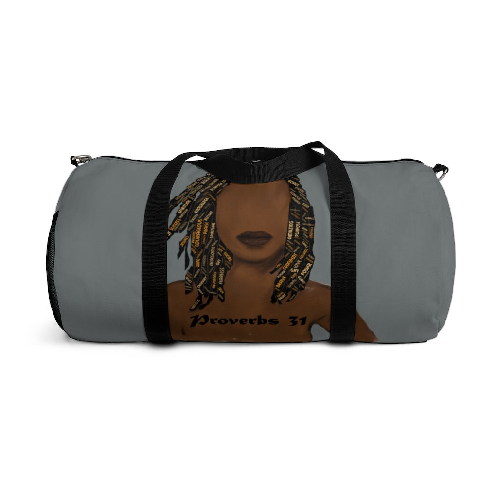 Proverbs 31 Locs Duffel Bag - Obsidian's LLC
