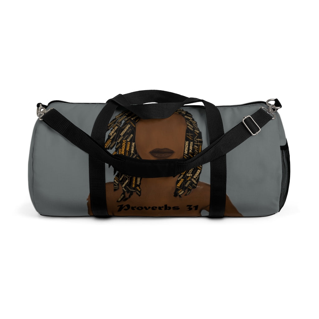 Proverbs 31 Locs Duffel Bag - Obsidian's LLC