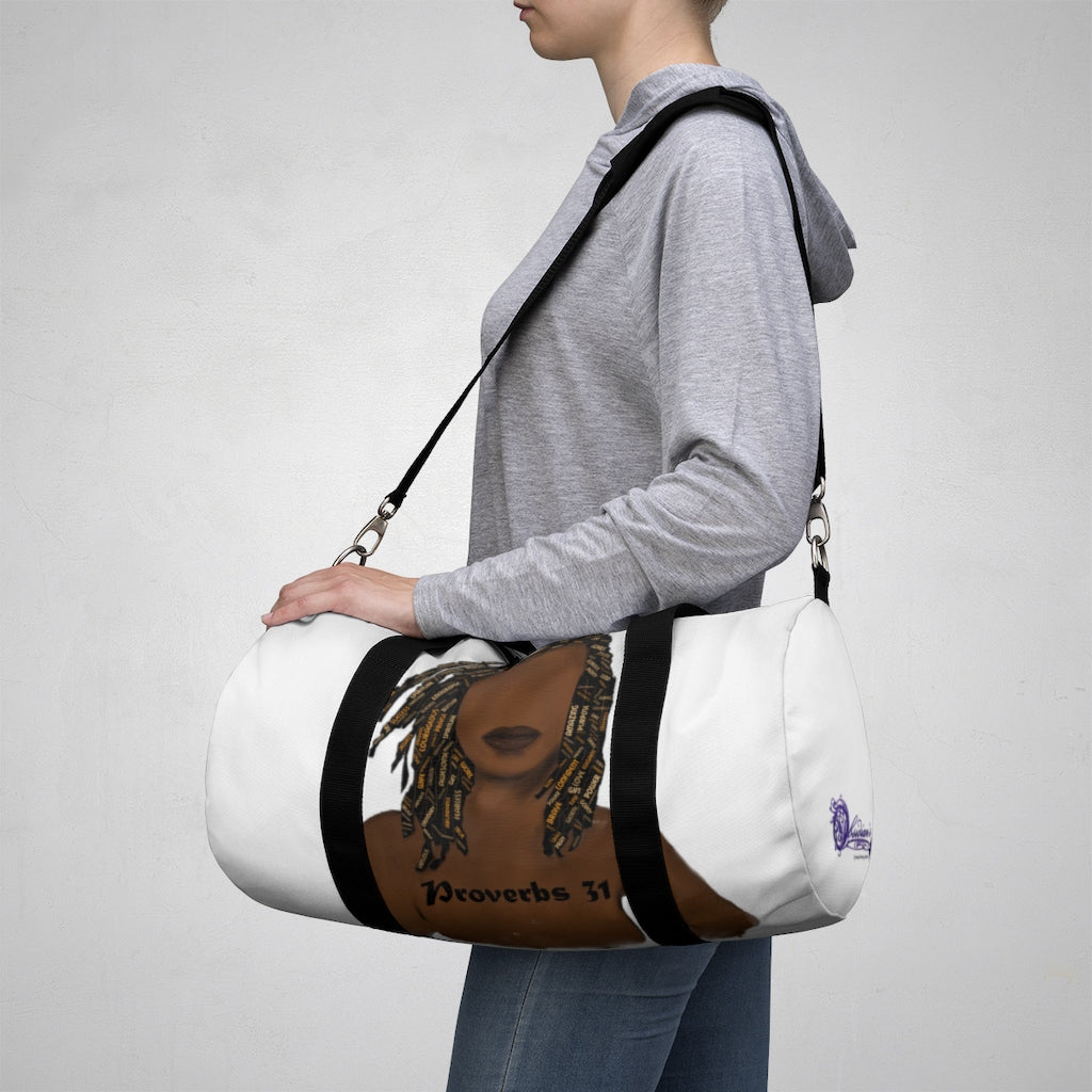 Proverbs 31 Locs Duffel Bag - Obsidian's LLC
