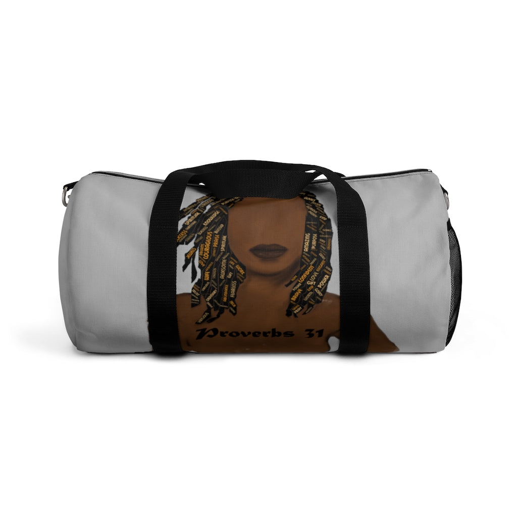 Proverbs 31 Locs Duffel Bag - Obsidian's LLC