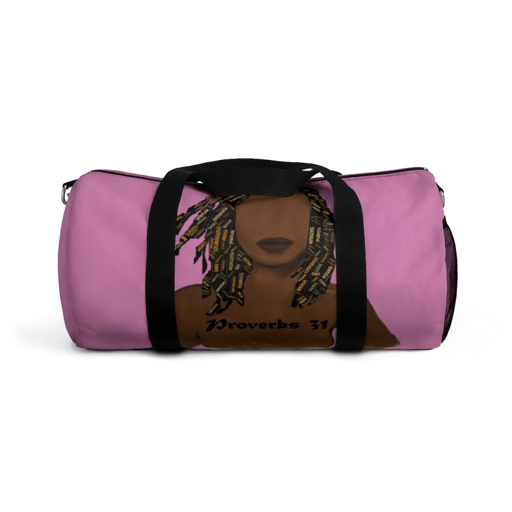 Proverbs 31 Locs Duffel Bag - Obsidian's LLC