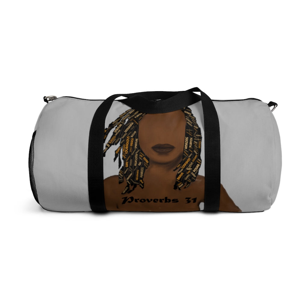 Proverbs 31 Locs Duffel Bag - Obsidian's LLC