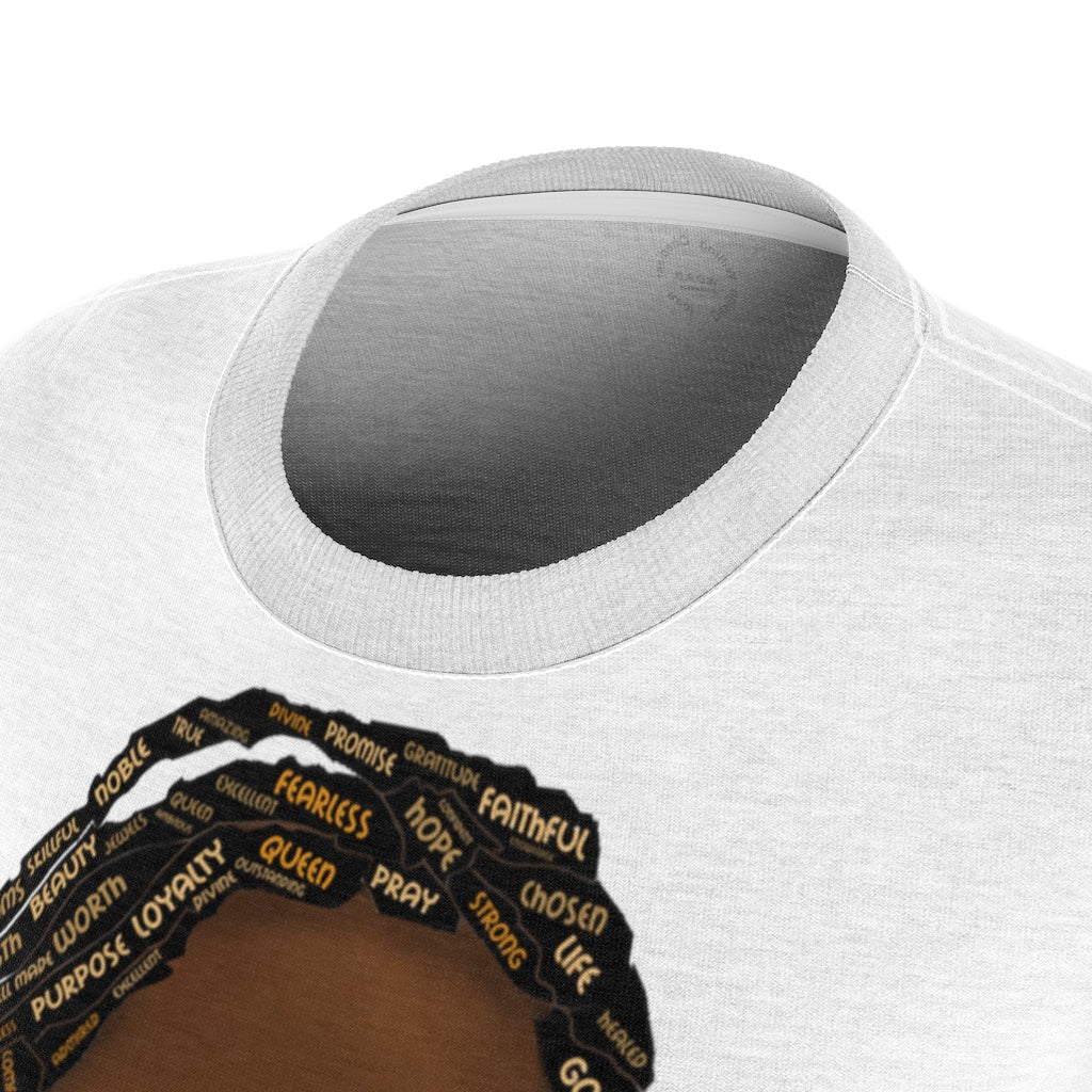 Proverbs 31 Locs Women's Tee (AOP) - Obsidian's LLC