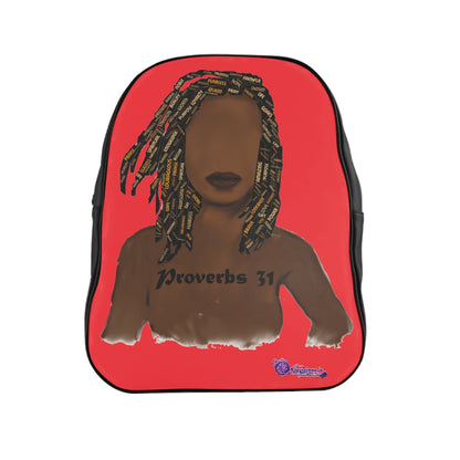 Proverbs 31 Locs School Backpack - Obsidian's LLC
