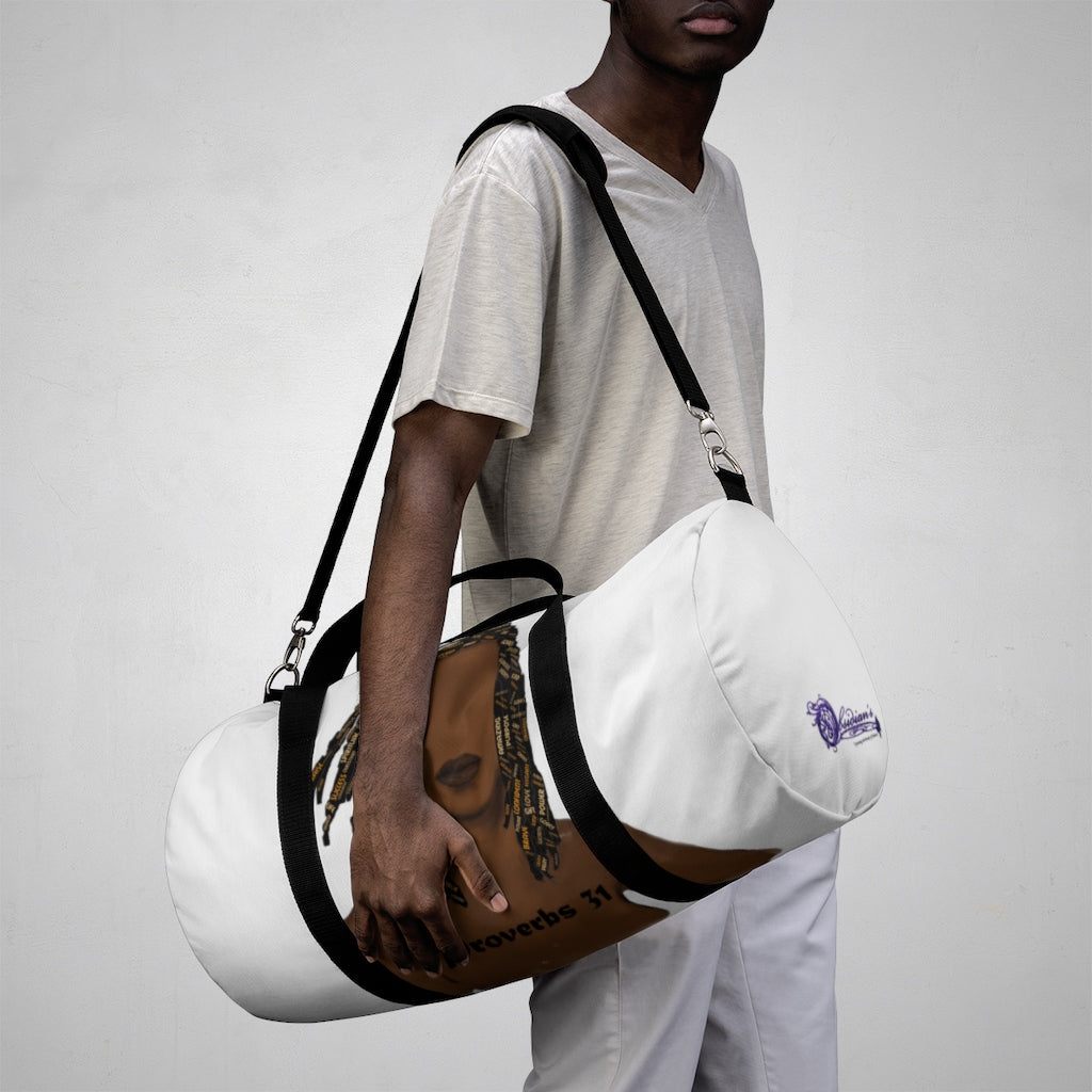 Proverbs 31 Locs Duffel Bag - Obsidian's LLC