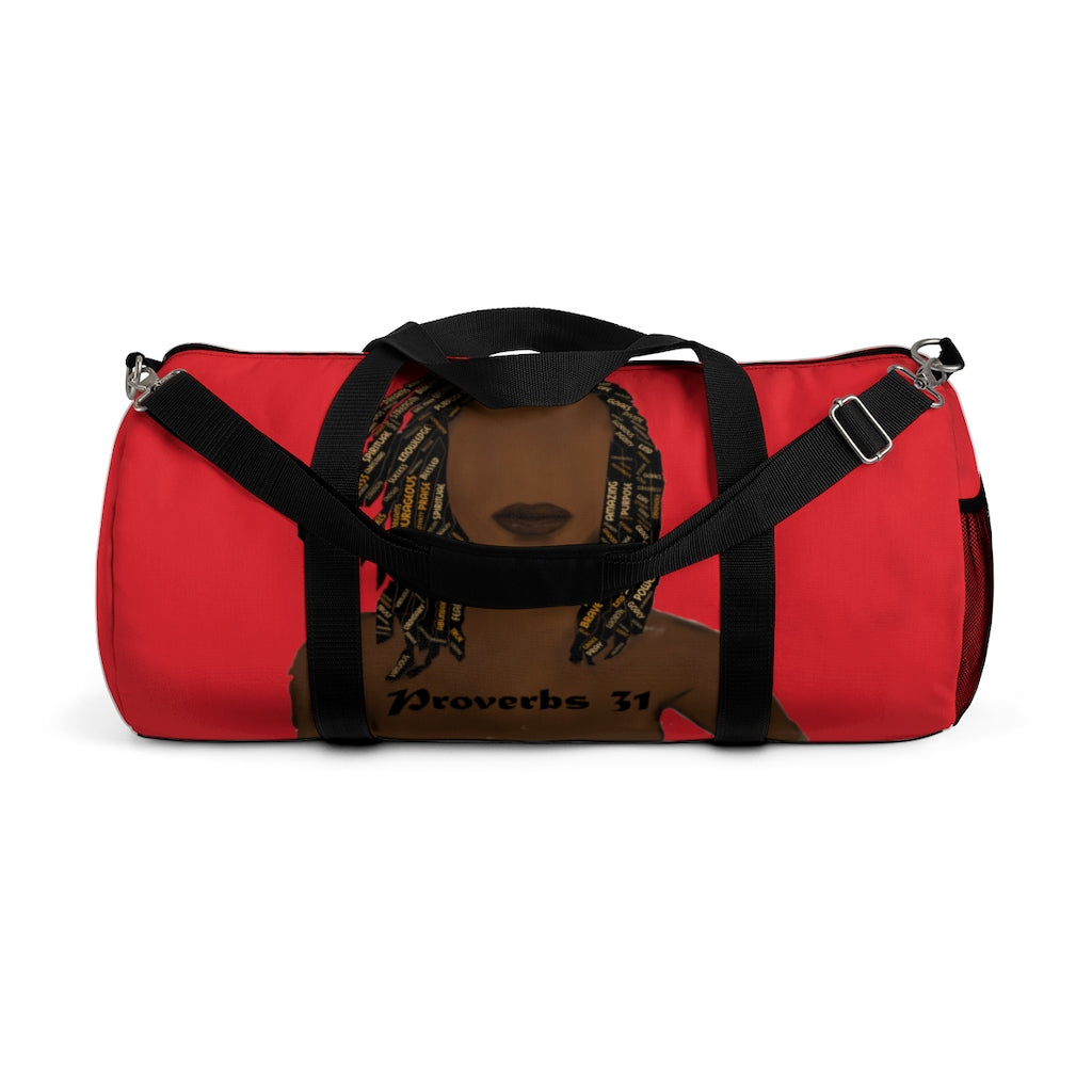 Proverbs 31 Locs Duffel Bag - Obsidian's LLC