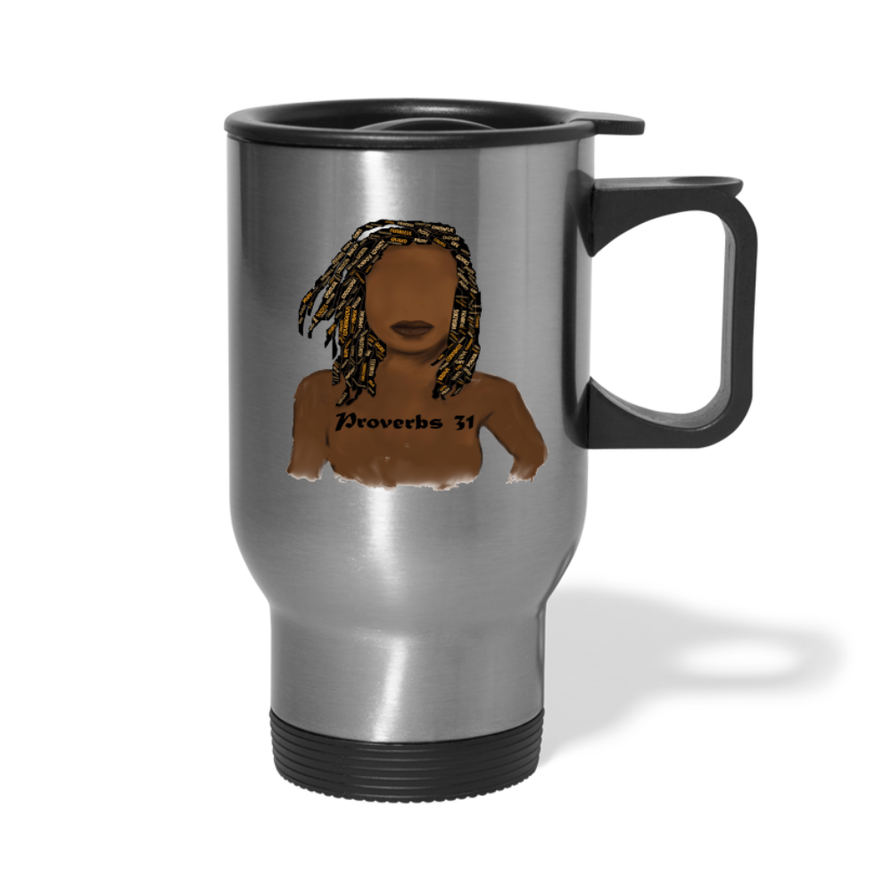 Proverbs 31 Locs Travel Mug - Obsidian's LLC