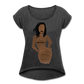 Proverbs 31 Loc Lady Roll Cuff T-Shirt - Obsidian's LLC