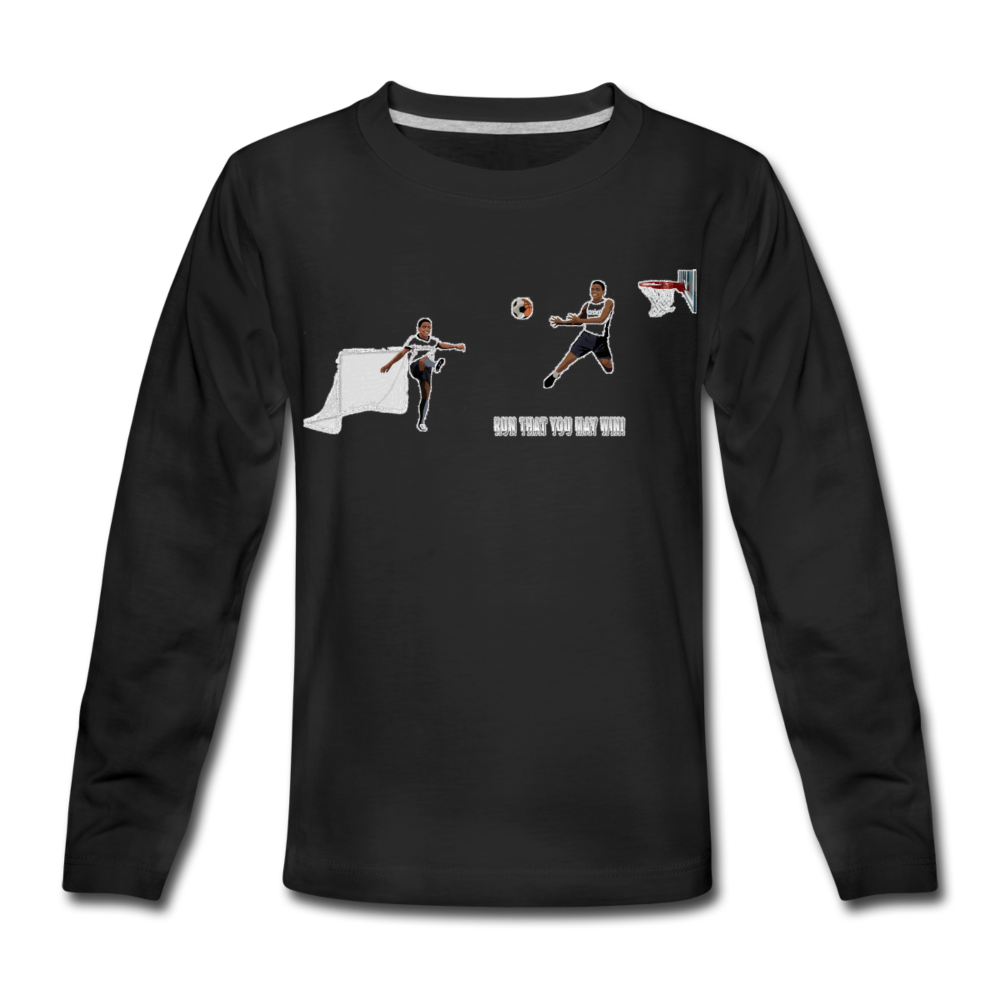 Amari Kids' Premium Long Sleeve T-Shirt - Obsidian's LLC