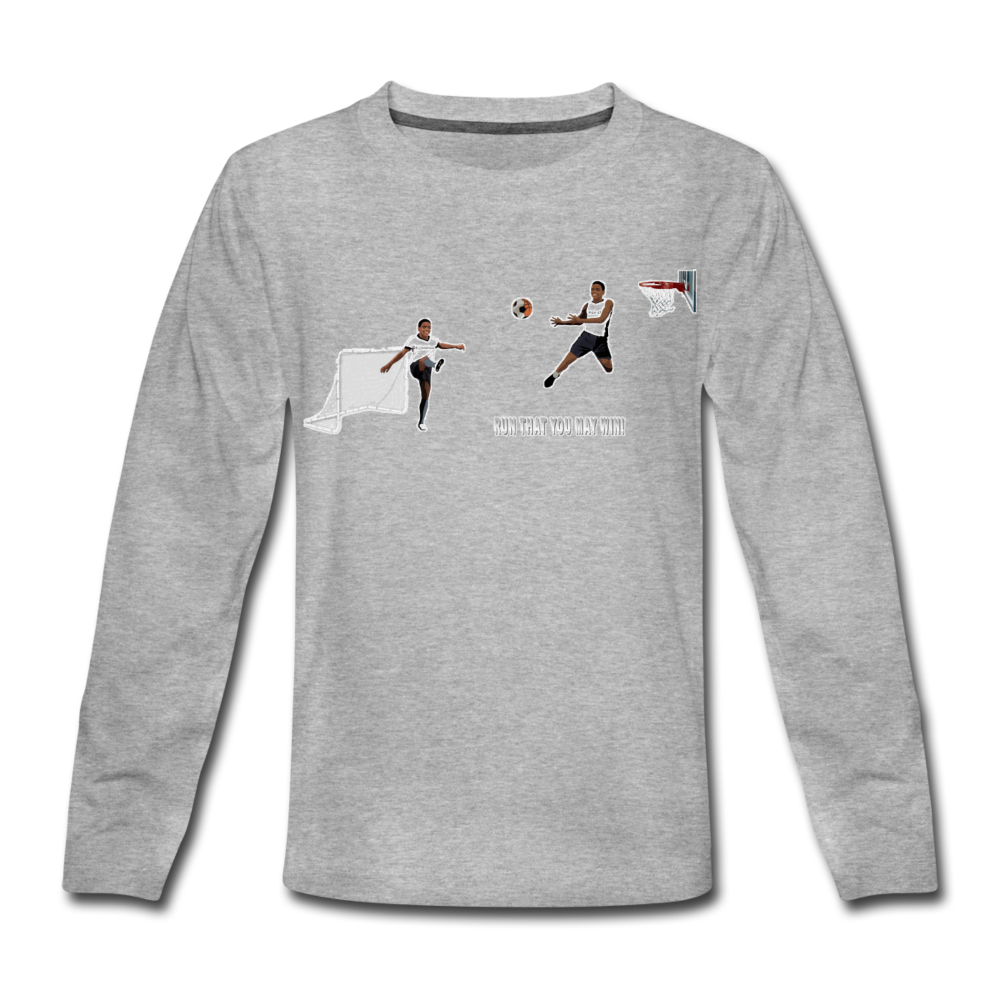 Amari Kids' Premium Long Sleeve T-Shirt - Obsidian's LLC