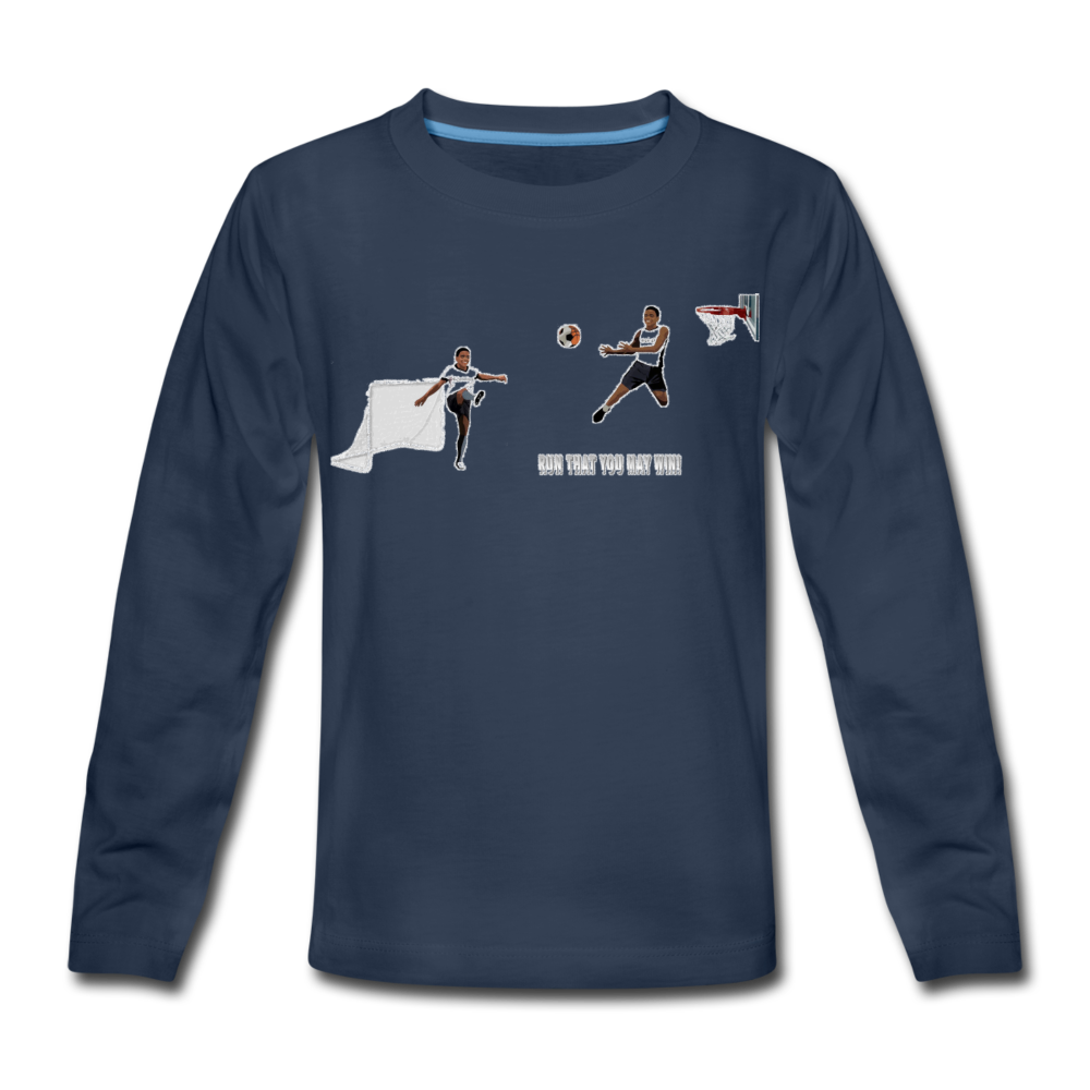Amari Kids' Premium Long Sleeve T-Shirt - Obsidian's LLC