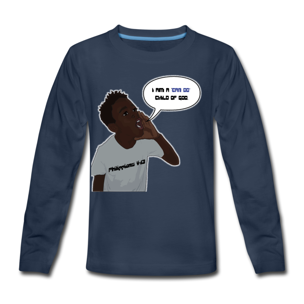 Kingston Kids' Premium Long Sleeve T-Shirt - Obsidian's LLC