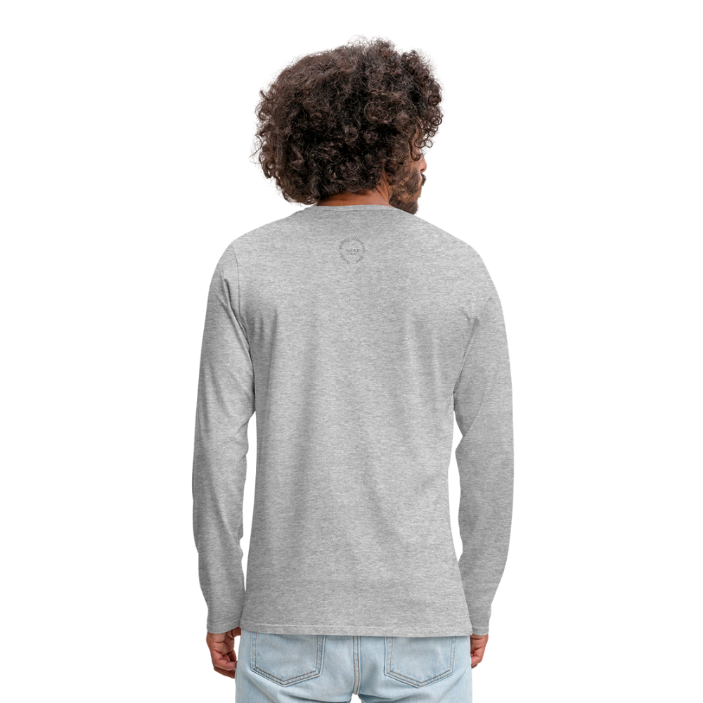 Amari Men's Premium Long Sleeve T-Shirt - heather gray
